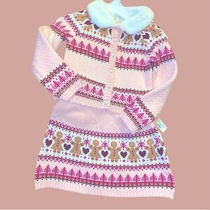 NEW CYNTHIA ROWLEY HOLIDAY SET •CARDIGAN STYLE SWEATER • FLARE OUT SKIRT•S/XS-4